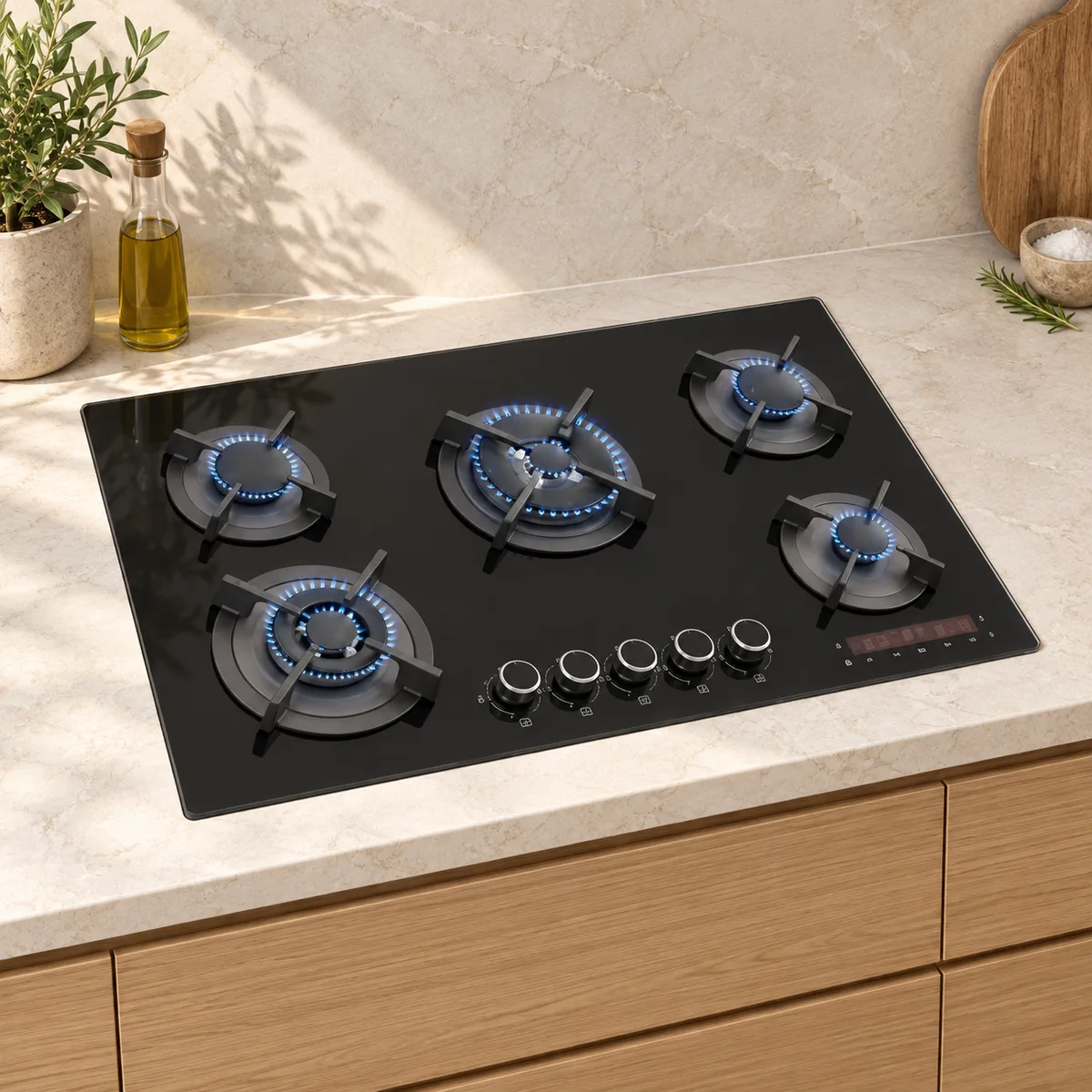 خرید اجاق گاز دیلر DG-5522 | تایمر دیجیتال و شیشه ۱۰ میل